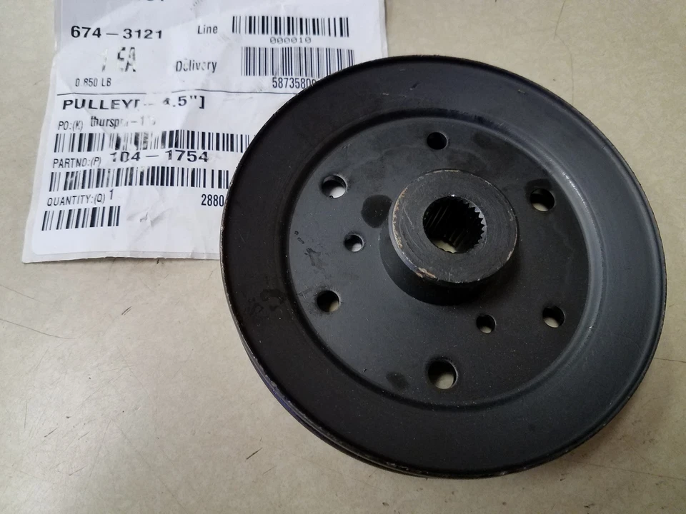 Toro Pulley 104-1754 Genuine Original OEM - Image 1 of 1