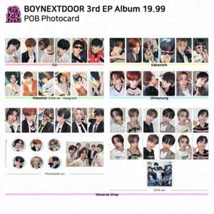 BOYNEXTDOOR 3rd EP Album 19.99 Oliveyoung Weverse Makestar KKT CU POB Photocard - Picture 1 of 79