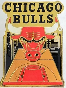 CHICAGO BULLS 1993 NBA Basketball Lapel Pin Tac Imprinted Product Michael Jordan - Picture 1 of 4
