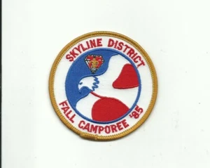 SCOUT BSA 1985 75TH DIAMOND JUBILEE SKYLINE DISTRICT FALL CAMPOREE INDIANHEAD MN - Picture 1 of 1