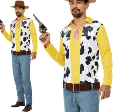 Disfraz de vaquero de juguete occidental para hombre traje de vaquero de Smiffys Foto 1 de 4