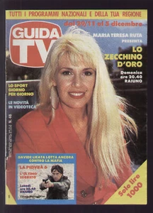 NUOVA GUIDA TV MONDADORI 48/1992 MARIA TERESA RUTA PROGRAMMI TV LOCALI NAZIONALI - Imagen 1 de 1