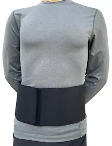 CINTURÓN DE HERNIA UMBILICAL FLEXAMED - 6,8 o 10 pulgadas de ancho - NEGRO | HECHO EN EE. UU. - Imagen 1 de 15