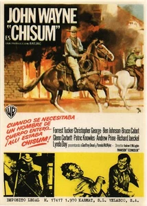 Spanisches Vintage Filmprogramm CHISUM (7) - Bild 1 von 1