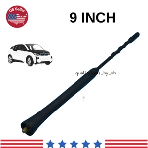 9" Short Black Antenna Mast Replacement AM/FM For BMW i3 2014-21 - Picture 1 of 3