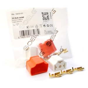 1x H4 P43t Buchse Lampen Fassung Stecker Sockel - Bild 1 von 1