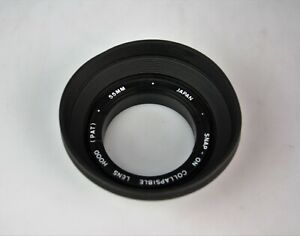 55mm Snap-on Collapsible Rubber Lens Hood Snap on Type for 50mm  lenses