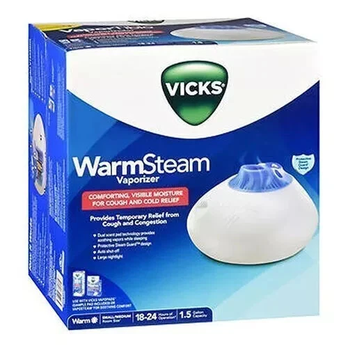 NEW Vicks Warm Steam Vaporizer Sinus Congestion Relief   *2-Day Priority Ship* - Image 1 of 1