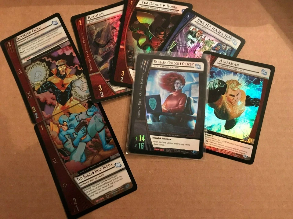 VS System DC Universe EA Extended Art Promo Cards - PICK FROM LIST DWF DCR DJL + - Image 1 of 1