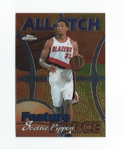 1999-00 Topps Chrome All-Etch #AE2 Scottie Pippen Blazers