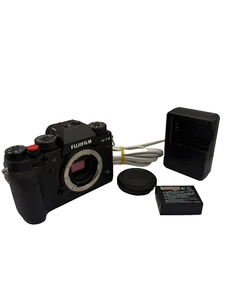 Fujifilm X-T2 24.3MP Mirrorless Black Digital Camera Body Charger Battery Cap - Picture 1 of 19