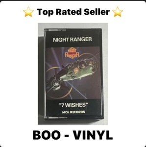 Night Ranger - 7 wishes - cassette tape Rock 1985 EX / EX Condition - Picture 1 of 7