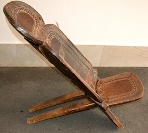 Muebles, África, Congo, silla, 19. Jhdt, madera maciza - Imagen 1 de 4