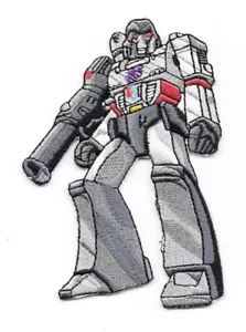 Parche de hierro bordado de 4,5 pulgadas de alto Transformers Megatron - Imagen 1 de 1
