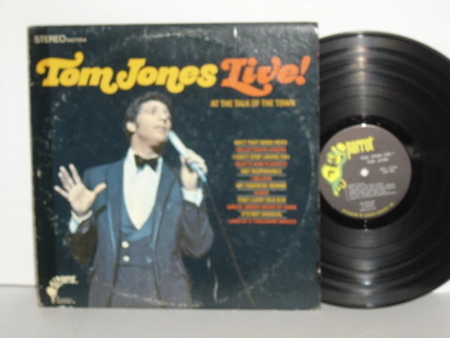 TOM JONES Live! Live at the Talk of the Town LP Shake It's Not Unusual Pussycat Foto 1 de 1