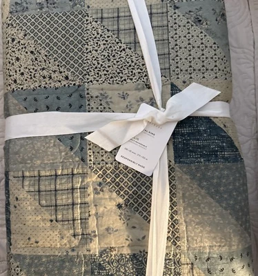 Pottery Barn Ellis American Patchwork Reversible King / Cal Quilt - NEW 108”x92 - Image 1 of 3