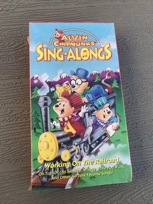 Alvin and the Chipmunks Sing-Along Funpack - Working on the Railroad Vtg VHS - Image 1 of 3