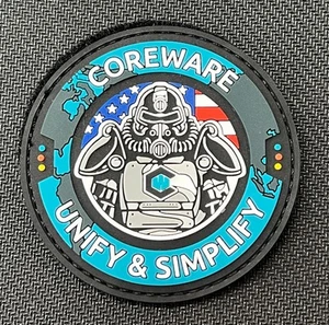Firearms Logo Patch COREWARE UNIFY & SIMPLIFY - Bild 1 von 1