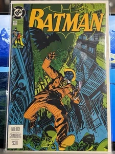 BATMAN #485 NM MICHAEL GOLDEN BLACK MASK COVER APARO 1992 DC COMICS UNCIRCULATED - Picture 1 of 1