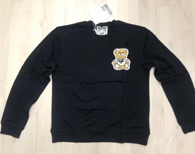 Nuevo con etiquetas Love Moschino Moda Azul Oscuro Suéter Talla L Grande Foto 1 de 4