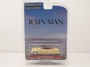 Buick Roadmaster Convertible 1949 Beige Rain Man Charlie Babbitt 1:64 Greenlight - Foto 1 di 5