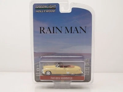 Buick Roadmaster Convertible 1949 Beige Rain Man Charlie Babbitt 1:64 Greenlight - Immagine 1 di 4