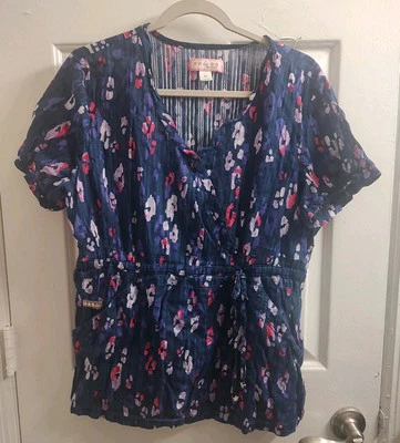 Koi Womens Light Weight Scrub Top By Kathy Peterson Size XL  - Image 1 of 3