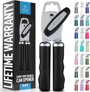 Heavy Duty Stainless Steel Can Opener Manual with Bottle Opener - Rust Proof Man - Picture 1 of 12
