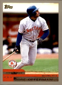 2000 Topps #152 Jose Offerman Boston Red Sox - Picture 1 of 2