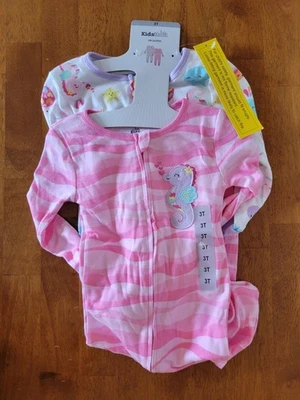 Pack de 2 camas de algodón manga larga 3T KIDS CUARTELE para niños nuevas con etiquetas Foto 1 de 4