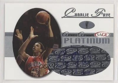 2005-06 SAGE Auto Auto Platinum /15 Channing Frye #A7 Rookie Auto RC - Image 1 of 2