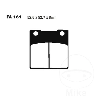 Juego de 1 pastillas de freno traseras EBC sinterizadas HH FA161HH para Kawasaki ZRX 1100 1997-2000 Foto 1 de 4