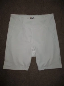 Brandneu mit Etikett Fila Biker Fitness Sport Shorts Damen Jrs weiß Gr. M - Bild 1 von 7