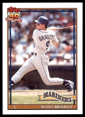 1991 Topps - Scott Bradley #38 - Image 1 of 2