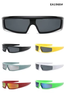 Multicolor Sports Wrapped Unisex Sunglasses High Quality Halloween Theme EA1960 - Picture 1 of 8