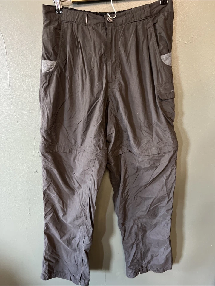 Pantalones Exofficio Para Hombre Talla Mediana Negros Convertibles Cremallera Exterior Senderismo Nylon Foto 1 de 4