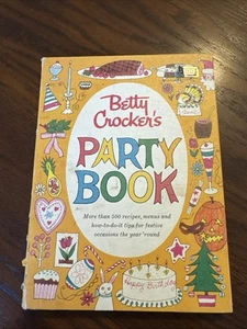 Betty Crocker's Party Book (1960) 1st Edition 1st Printing Vintage Cookbook Host - Picture 1 of 18