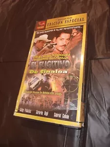 El Fugitivo De Sinaloa Vhs Pelicula Mexicana Cine Mexicano Mario Almada - Imagen 1 de 8