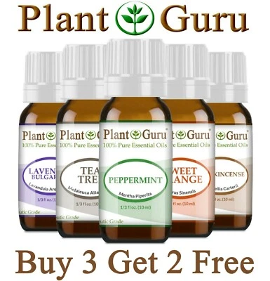 Essential Oils 10ml 100% Pure Natural Therapeutic Grade CREATE A SET LOT VARIETY - Image 1 of 4