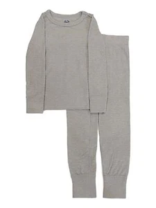 Fruit Of The Loom Boys Light Gray Thermal Beyond Soft Underwear Long Johns - Picture 1 of 1