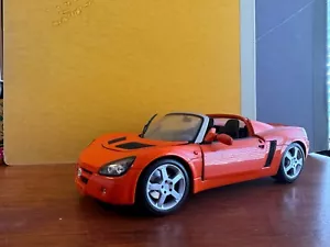 Maisto 1/18 Scale Diecast Orange Opel Speedster Replica No Box Pre-owned - Picture 1 of 10