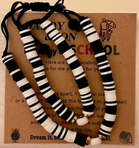 First Day of School Bracelet Daddy and Me Back to School First Day of S... - Picture 1 of 3
