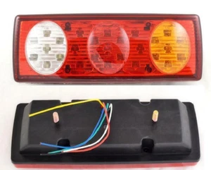 2 x 12V Hinter LED Rücklichter BUS PKW Wohnwagen SUV 4 Funktionen Neu - Bild 1 von 5