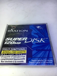 IMATION LS-120 SUPER DISK 120MB - SEALED FREE UK P&P #B171 - Picture 1 of 1