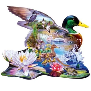 Rompecabezas en forma de MasterPieces; patos del bosque; 500 piezas - Imagen 1 de 2