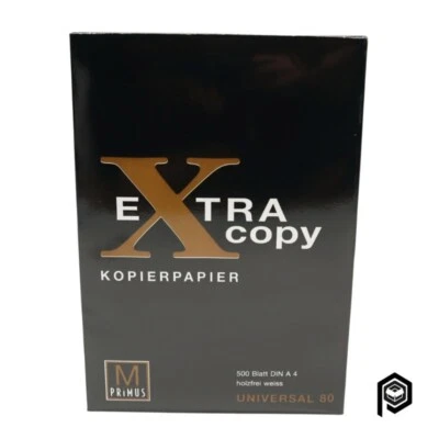 Kopierpapier A4 80 g/m² weiß 500 Blatt Druckpapier 146 CIE Hochweiß