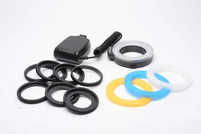 Polaroid Ring light Ring flash, w/ filters and adapters - Image 1 of 4