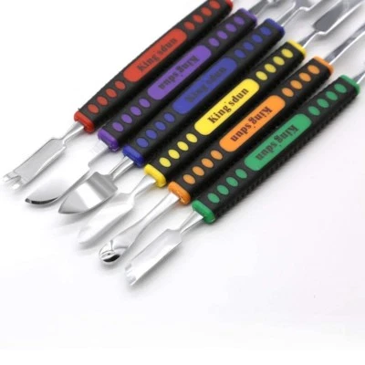 6 Repair Open Tools Metal Pry Spudger Disassemble Set for IPhone Stick Crow Bar - Image 1 of 4