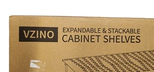 Vzino Expandable & Stackable Cabinet Shelves - Picture 1 of 3