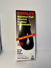Tingley Weather Tuff Stretch Rubber Waterproof Overshoes Med Size 8-9 1/2 NEW!